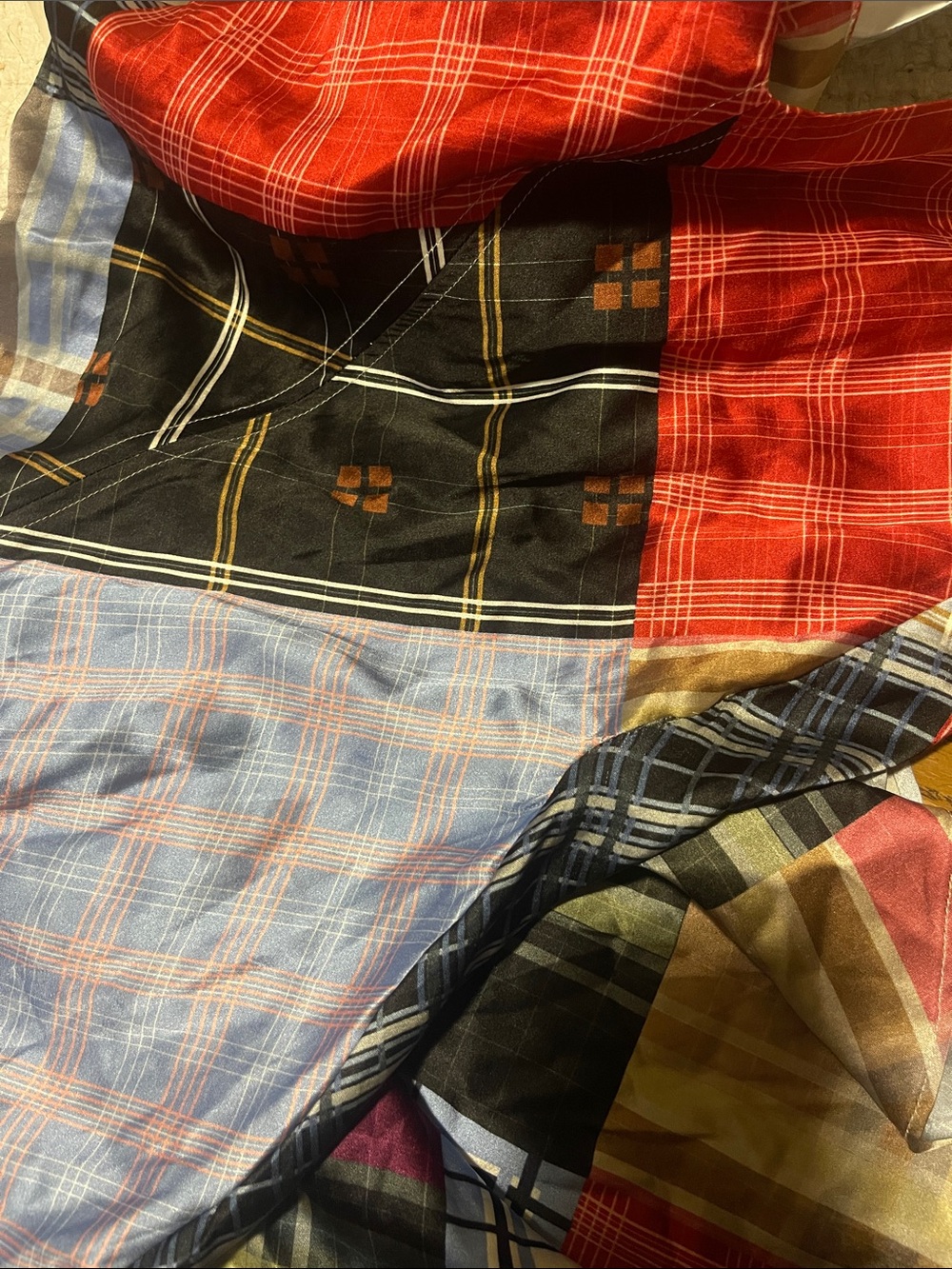 Ganni Plaid Slip Maxi Dress - Picture 8 of 10